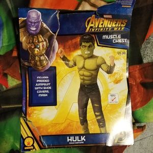 Kids small size 4-6 Hulk costume